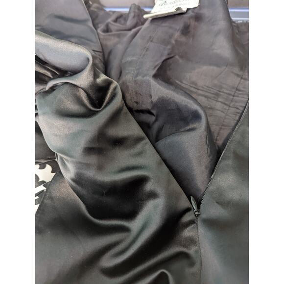 Vintage Y2K 90's Blondie Nites Strapless Formal Mini Dress Black White Tulle Hem - Picture 8 of 11